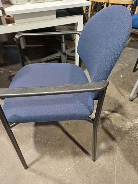 Blue reception armchair Carousel 2