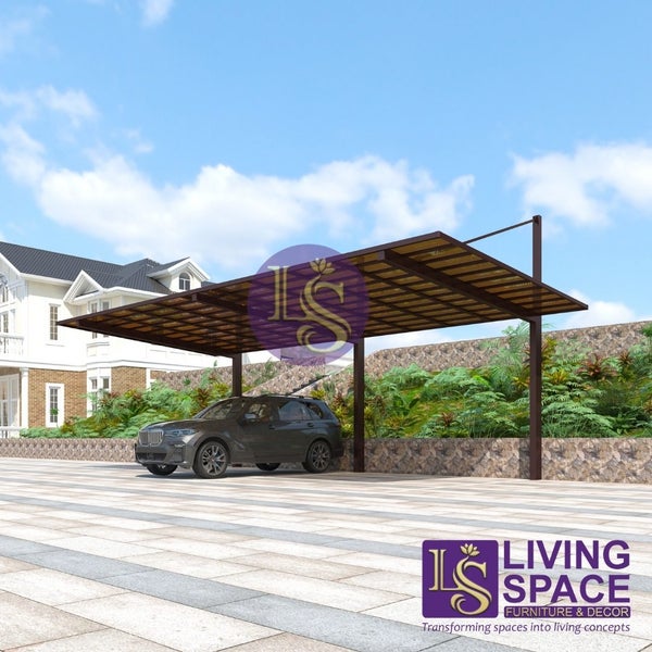 Back-Pull Double Carport | 6m (W) x 5.5m (L) x 3m (H) Carousel 2