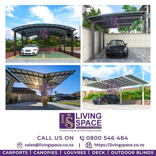 Back-Pull Double Carport | 6m (W) x 5.5m (L) x 3m (H) Carousel 11