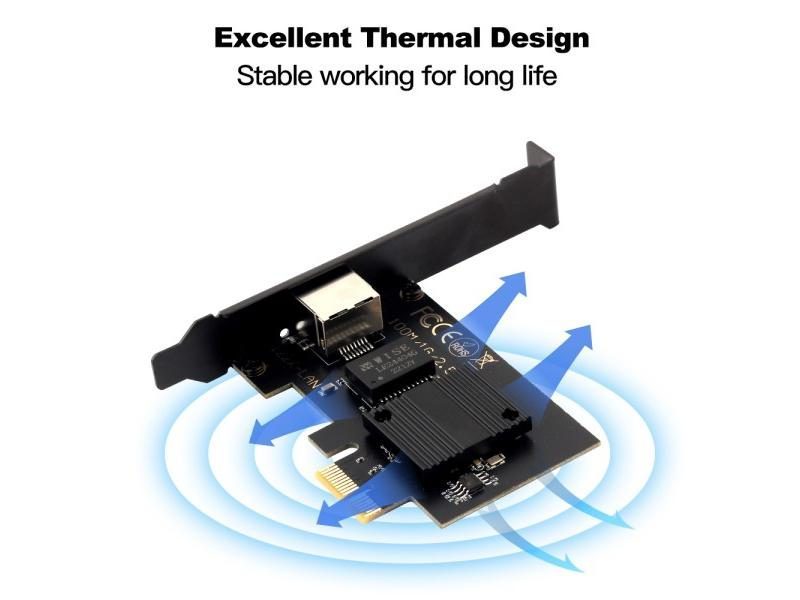 2.5G Intel I226 PCIE To RJ45 Network Card 100/1000/2500Mbps RJ45 Interface LAN Carousel 1