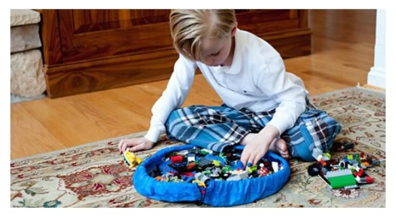 Toy Storage Basket and Play Mat Carousel 4
