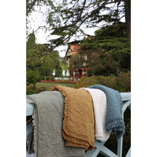 Mayen Throw Cumin by MM Linen Carousel 2