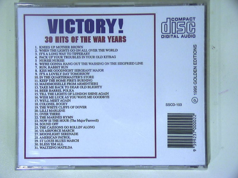 Victory - 30 Hits Of The War Years - Used CD Carousel 2