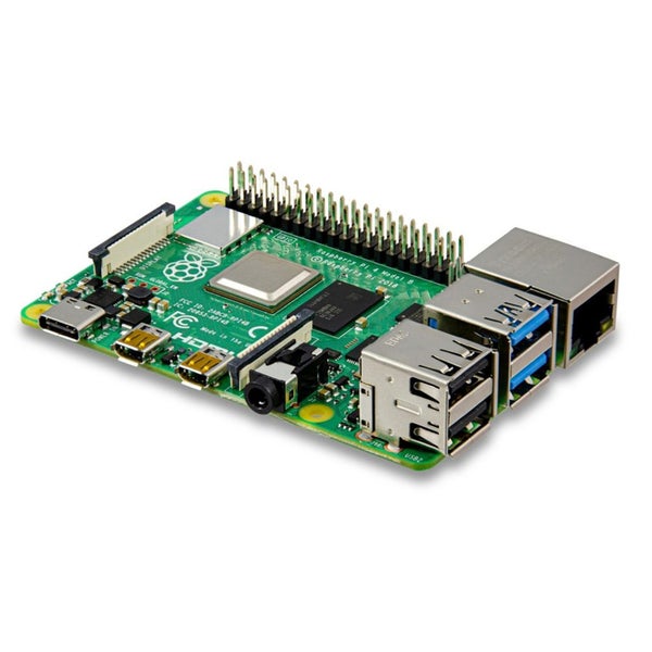Raspberry Pi 4 Model B 1GB LPDDR4 Quad Core Cortex-A72 64-bit SoC 1.5GHz, 1GB Carousel 4