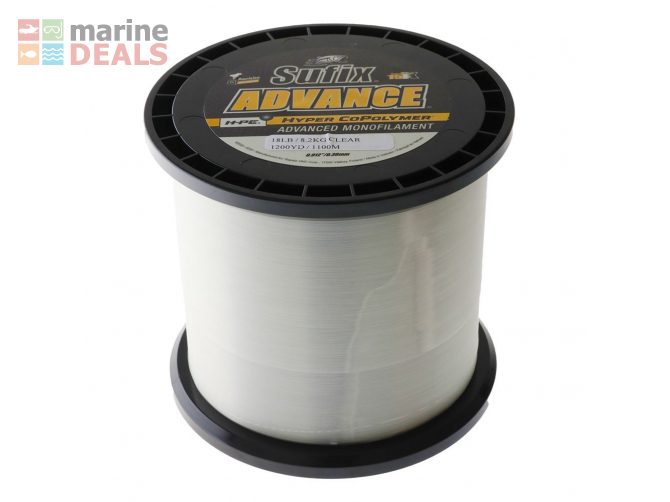 Sufix Advance H-PE Monofilament Clear 1097m 13lb … Carousel 1