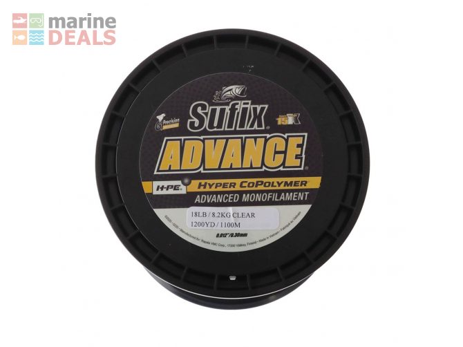 Sufix Advance H-PE Monofilament Clear 1097m 13lb … Carousel 2