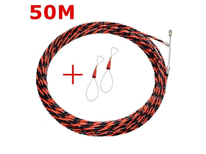 Electrical Wire Threader 5/10/15/20/25/30/50M Electrician Threading Device Wire Carousel 1