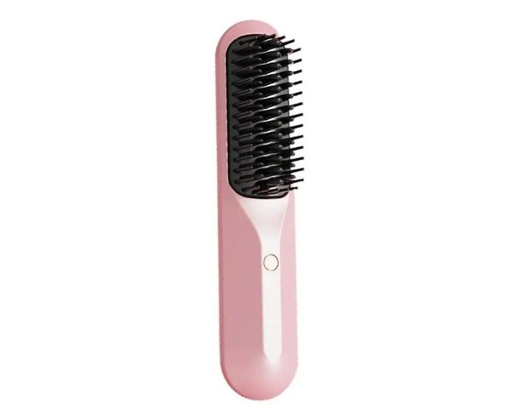 Portable Cordless Hair Straightener Brush Negative Ion Heating Hair Straighte Carousel 1