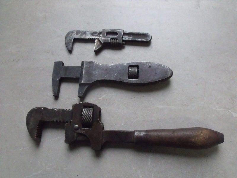 Vintage Monkey Wrench, Adjustable Wrench or Screw Wrench x 3 Carousel 2