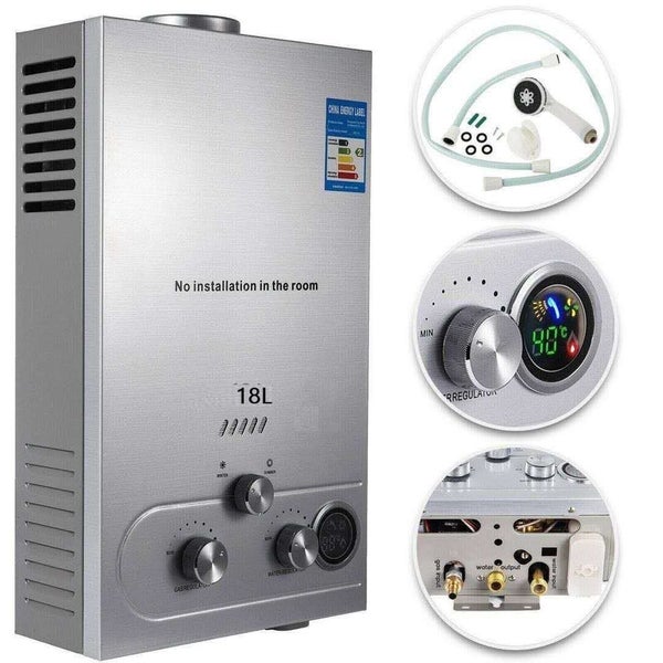 Brand New LPG Gas Water Heater Outdoor Califont 18L per min Carousel 1