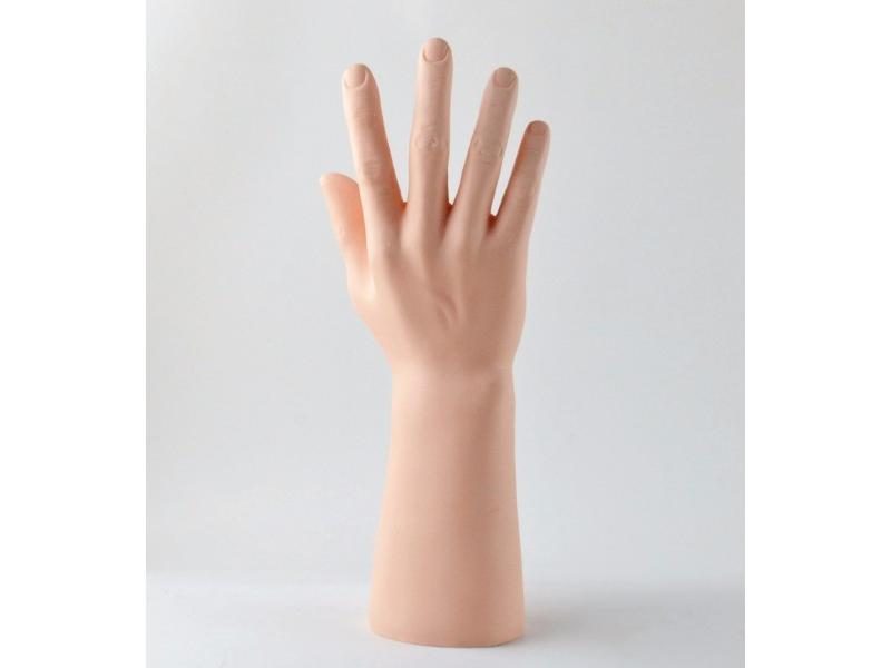 New 1Pc Men Mannequin Hand Display Wrist Ring Watch Display Base Male Gloves Carousel 1