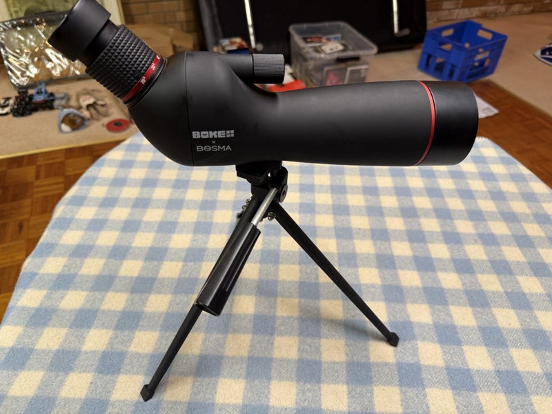 Boke × Bosma 20–60×60 Spotting Scope – Angled Eyepiece, Gently Used Carousel 1