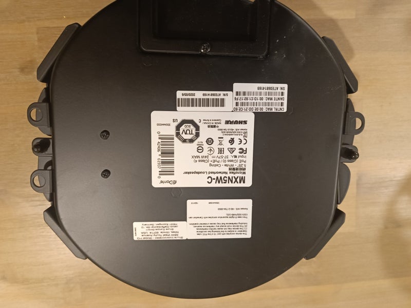 Shure Microflex MXN5-C Networked Ceiling Loudspeaker Carousel 4