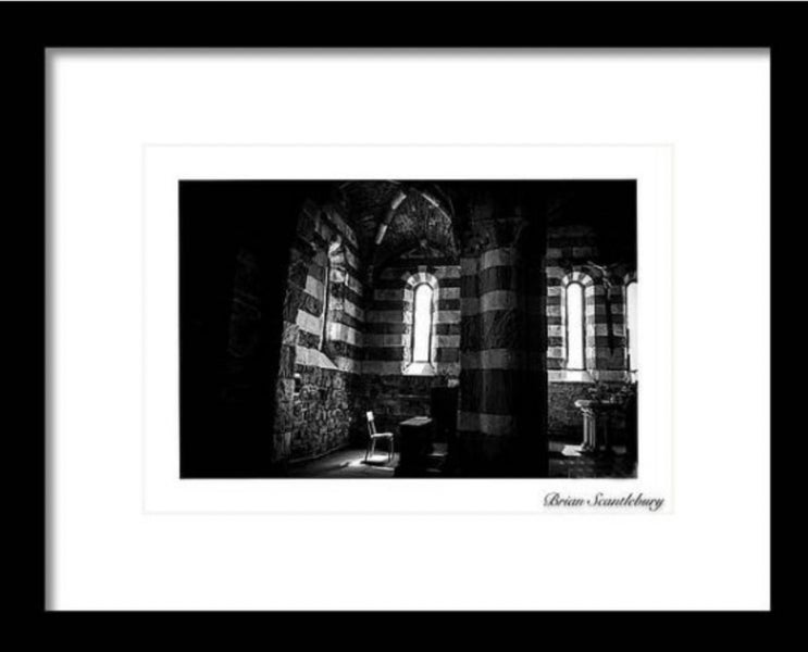 Black & White Framed Print: Medieval Architecture63615601742977113