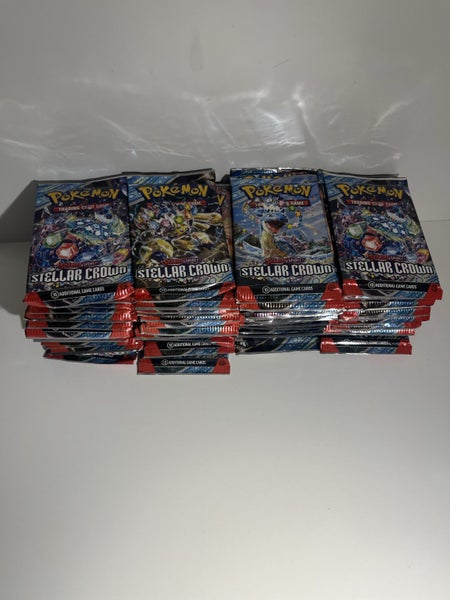 VALUE Pokémon TCG Stellar Crown 72x Booster Packs Carousel 1