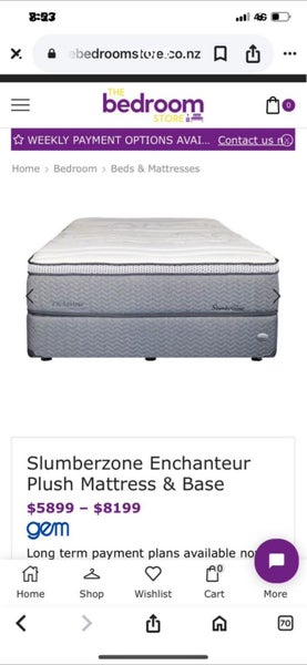 Slumberzone Double Queen Enchantor Mattress:63615602068994112
