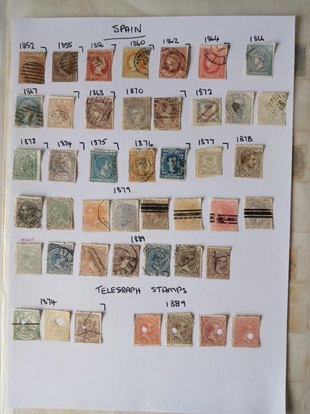 Stamps of SPAIN 1852 -- 1899 Carousel 1