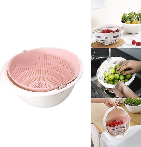 Kitchen Strainer Colander - Plastic Washing Bowl & Strainers Rice Washing Machin Carousel 2