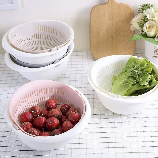 Kitchen Strainer Colander - Plastic Washing Bowl & Strainers Rice Washing Machin Carousel 5