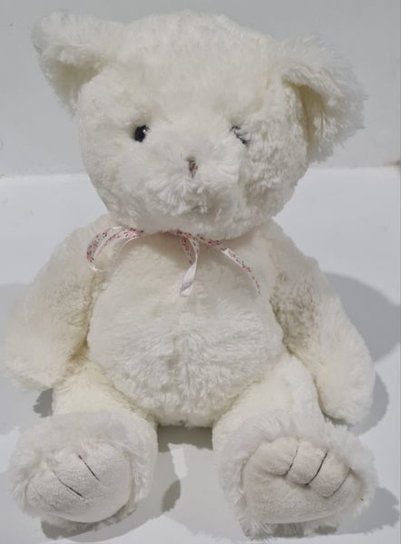 Weighted White Teddy Bear ^ Carousel 1