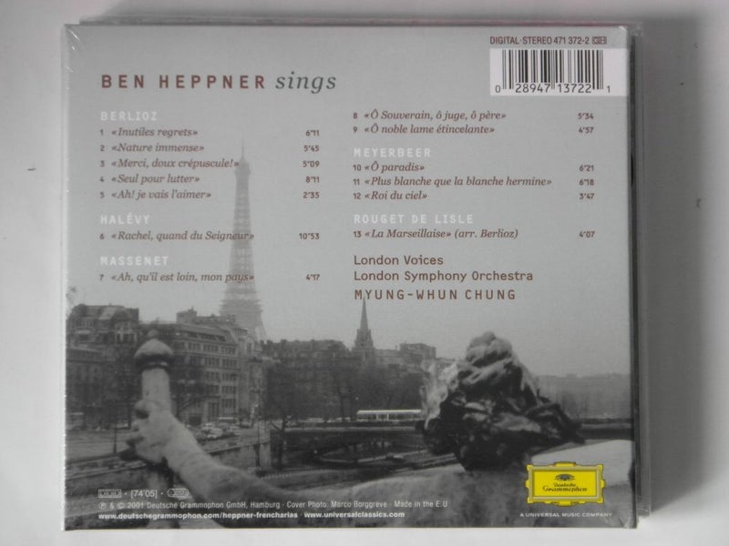 Ben Heppner - Airs Français CD * UN-USED item * STILL SHRINK-WRAPPED / SEALED Carousel 2