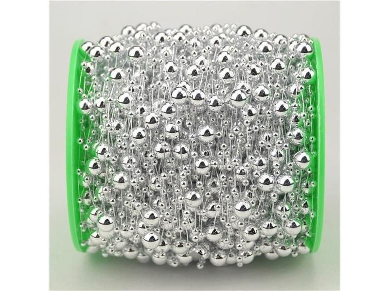 5Meters Gold/White Fishing Line Chain Garland With Artificial Pearls For Carousel 1