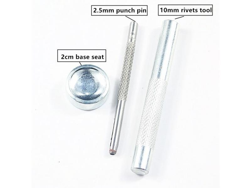 400pcs 8colors Double Cap Punk Diamond Spikes Rivet/Rhinestone Studs Decor Carousel 1