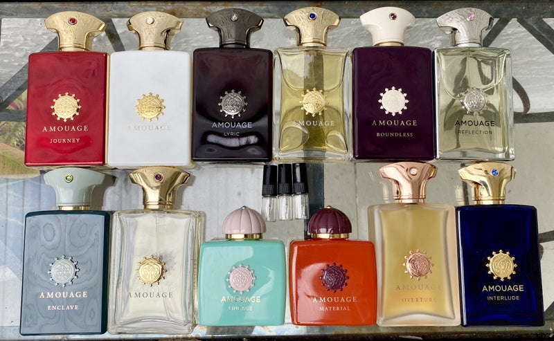 AMOUAGE MENS Niche Fragrances 12 options SAMPLER SET 3 x 2mls = 6mls $30 Carousel 1