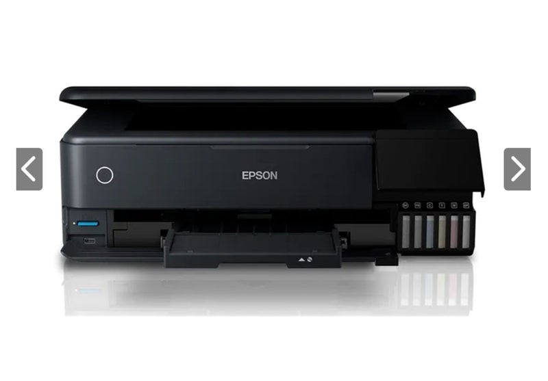 EPSOM ET 8550 with DTF NEW INK Carousel 2
