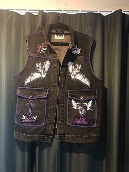 CUSTOM TRIBUTE OZZY/BLACK SABBATH BATTLE VEST63615729798402111