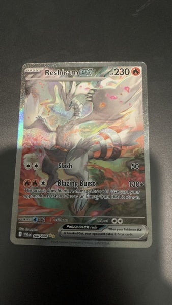 Reshiram ex 166/086- white flare Carousel 1