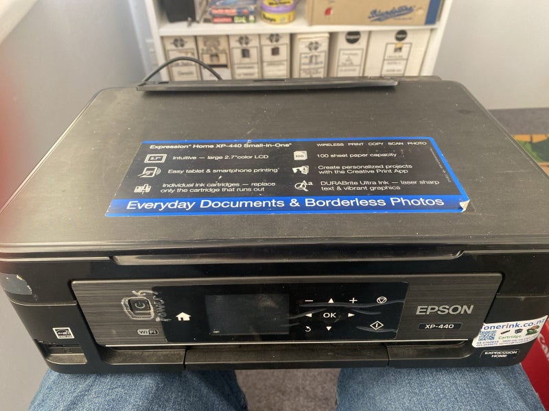 Inkjet printer scanner with spare inks Carousel 1