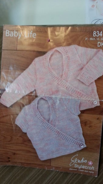 CROSSOVER CARDIGAN KNITTING PATTERN Carousel 1