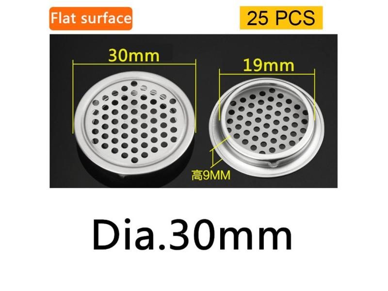 Hardware Wardrobe Cabinet Vent Louver Ventilation Stainless Steel White Color Carousel 1