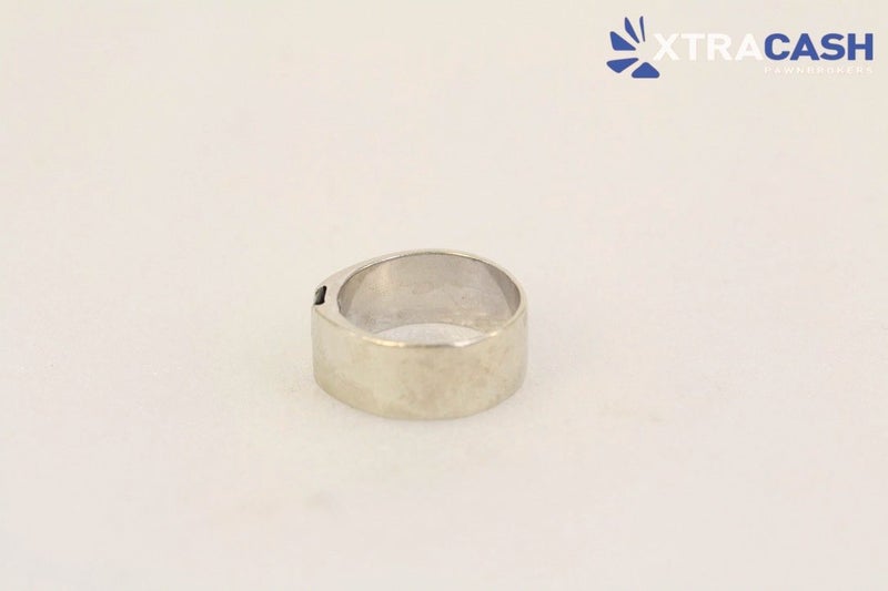 Men's Sterling Silver Onyx Dress Ring Carousel 2