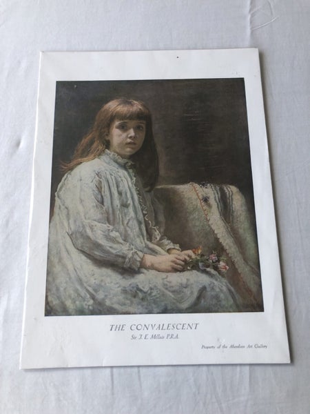 Vintage Print The Convalescent by Sir John Everett Millais Carousel 1