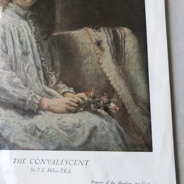 Vintage Print The Convalescent by Sir John Everett Millais Carousel 11