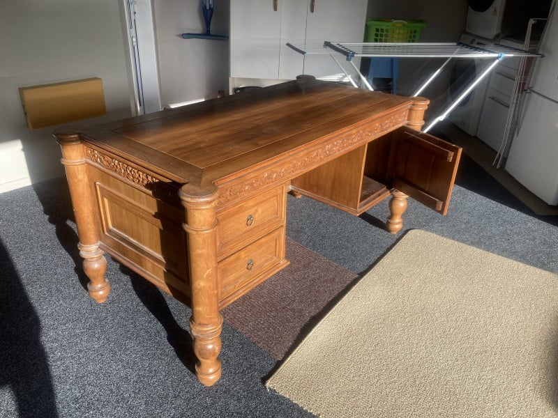 Indonesian Hardwood Desk Carousel 2