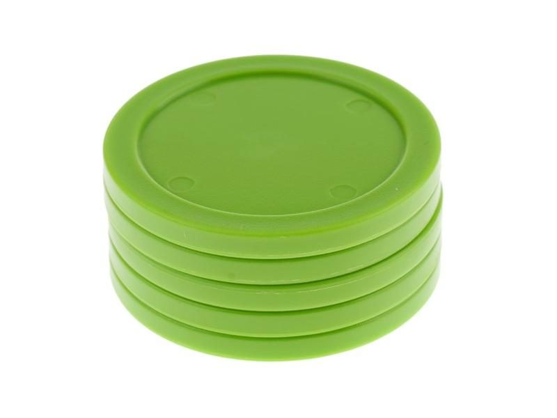 5 Pieces 62mm Air Hockey Replacement Pucks Equipment Air Puck Game Accessories Carousel 1