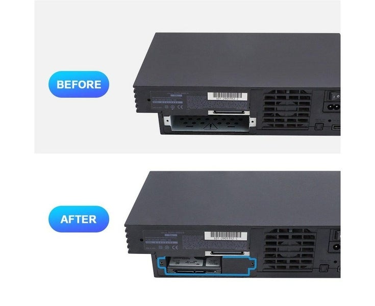 2.5Inch SSD HDD Case Mounting Bracket Adapter Rack Hard Drive for PS2 SCPH 30 Carousel 2