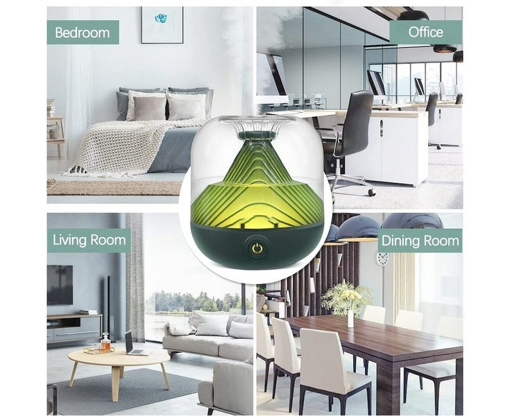 700ml USB Desktop Cool Mist Quiet Air Humidifiers With Night Light Carousel 8