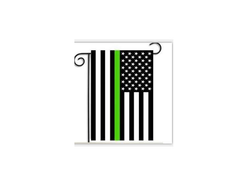 45cmx30cm Thin Blue Line Garden Flag Police Cops Law Enforcement Polyester Carousel 1