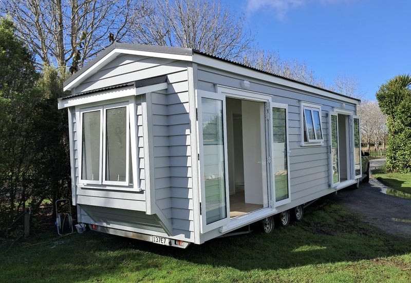 New Transportable Cabin, Self Contained. Built on road legal triple axle trailer Carousel 1