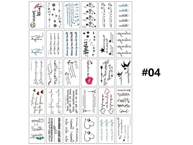Temporary Tattoo Stickers Carousel 1