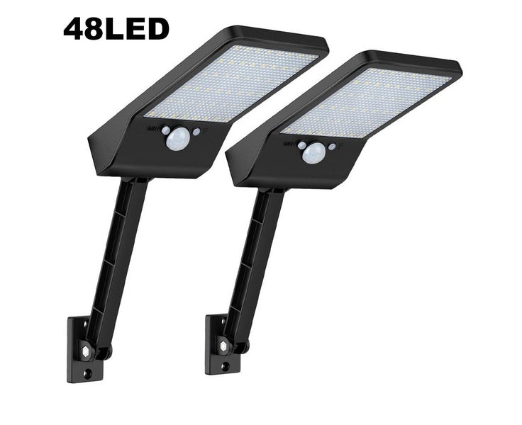 2 Pack Solar Outdoor Lights, 48/56 LED Solar Lights for Yard, Fence, Garden, Carousel 1