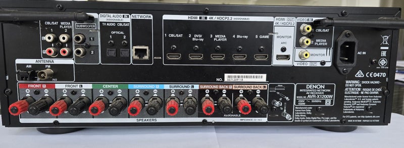 Denon AVR-X1200W Integrated network AV receiver. Carousel 2