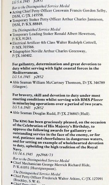 The Distinguished Service Medal 1939-1946 Carousel 10