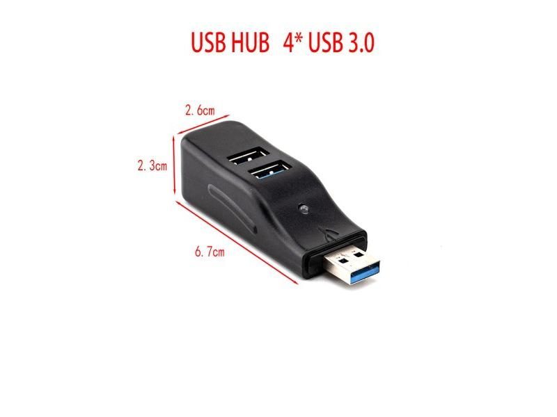 USB 3.0 2.0 Adapter For Laptop PC - 4 Ports External Hub Carousel 1