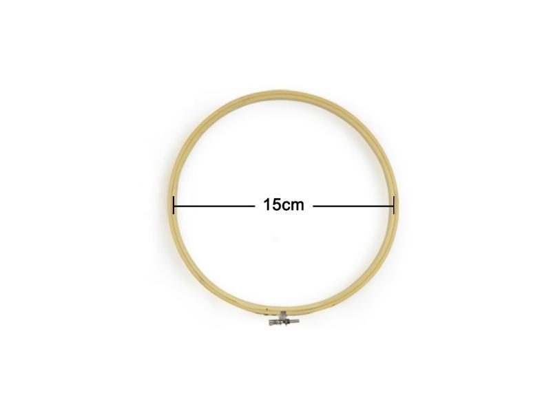 7 Size 10-26CM Bamboo Frame Embroidery Hoop Ring DIY Hand Sewing Tool Carousel 1
