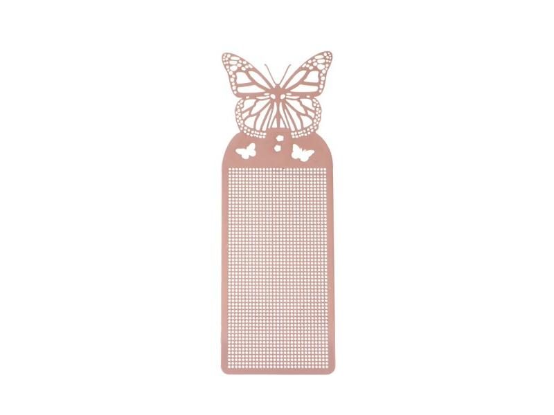 1pc Butterfly Owl Cross Stitch Bookmark Metal Silver Golden Needlework Carousel 1
